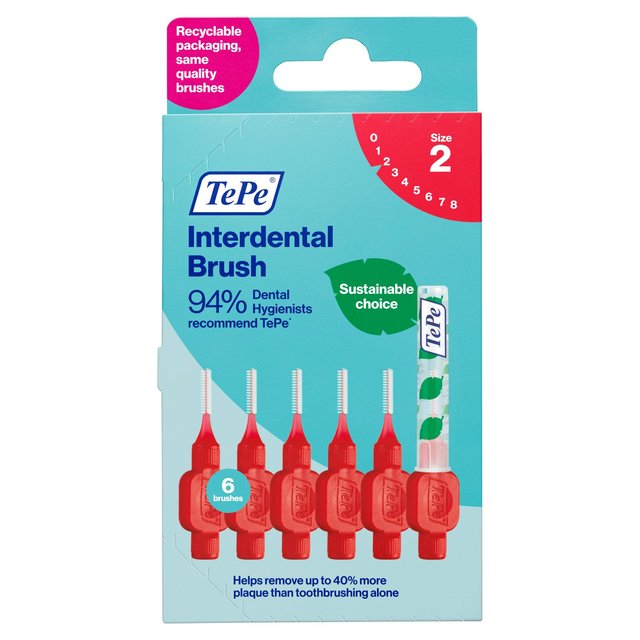 TePe Interdental Brush 0.5mm   6 per pack GOODS M&S   