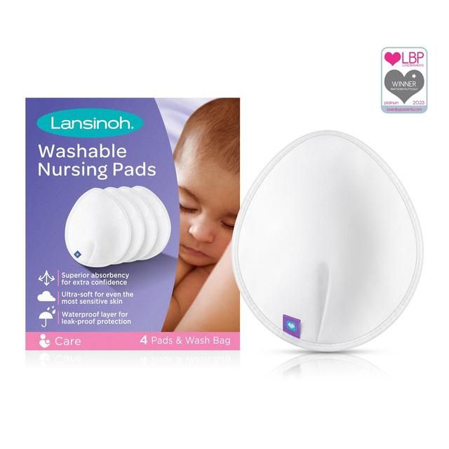 Lansinoh Washable Nursing Breast Pads   4 per pack