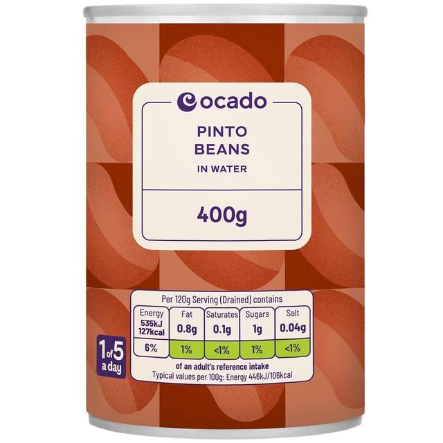 Ocado Pinto Beans in Water   400g