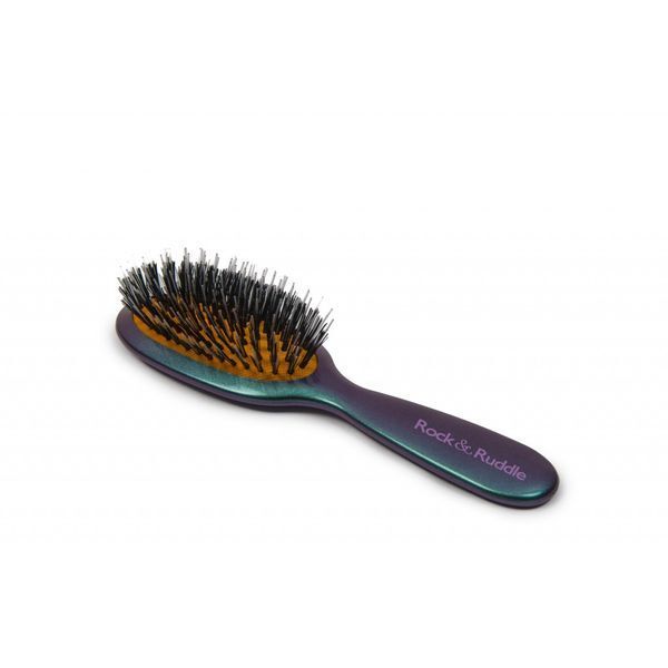 Rock & Ruddle Green Purple Small Synthetic Bristle Hairbrush GOODS Superdrug   