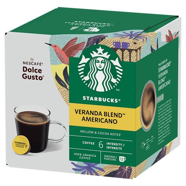 STARBUCKS Veranda Coffee Pods by Nescafe Dolce Gusto   12 per pack GOODS M&S   
