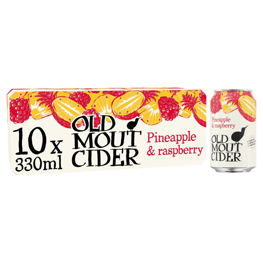 Old Mout Cider Pineapple & Raspberry 10 x 330ml Cans