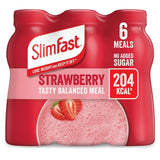 SlimFast Summer Strawberry Flavour Shakes 6 x 325ml (1.95L) GOODS Boots   