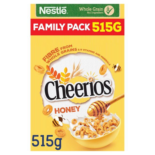 Nestle Cheerios Honey Cereal   515g