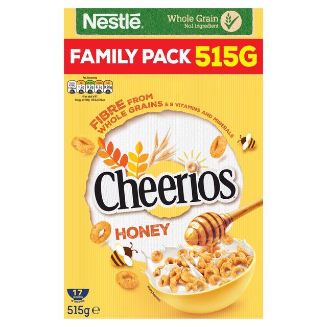 Nestle Cheerios Honey Cereal   515g