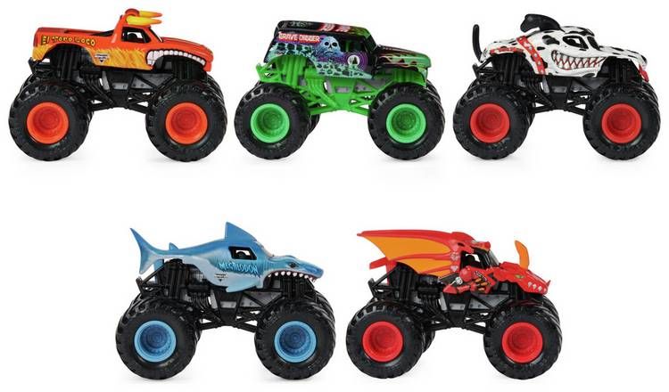 Monster Jam 1:64 Monster Truck Set- Pack of 5 GOODS Argos