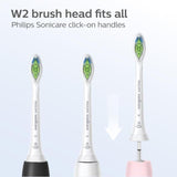 Philips Sonicare Optimal White Toothbrush Heads Black   4 per pack GOODS M&S   