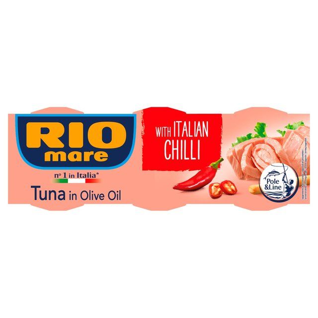 Rio Mare Tuna with Chilli   3 x 80g