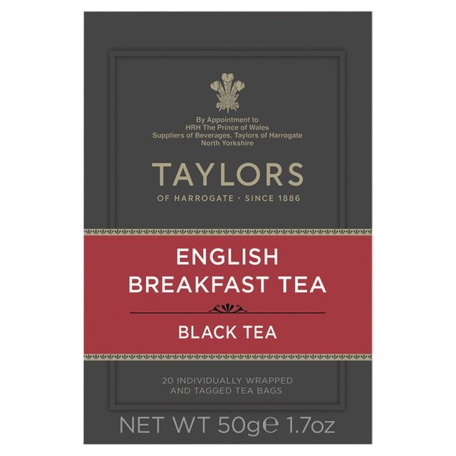 Taylors English Breakfast Teabags   20 per pack GOODS M&S   