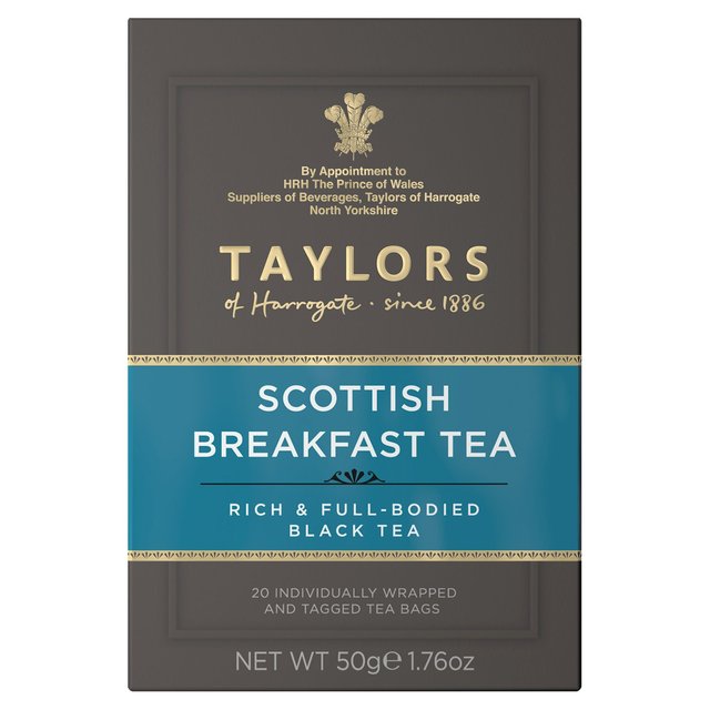 Taylors Scottish Breakfast Teabags   20 per pack