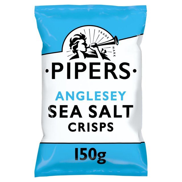 Pipers Anglesey Sea Salt Sharing Bag Crisps   150g