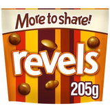 Revels Milk Chocolate with Raisins Coffee or Orange Sharing Pouch Bag   205g GOODS M&S   