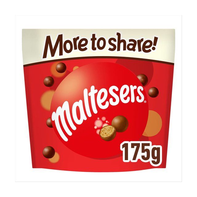 Maltesers Milk Chocolate & Honeycomb Sharing Pouch Bag Fairtrade   175g GOODS M&S   