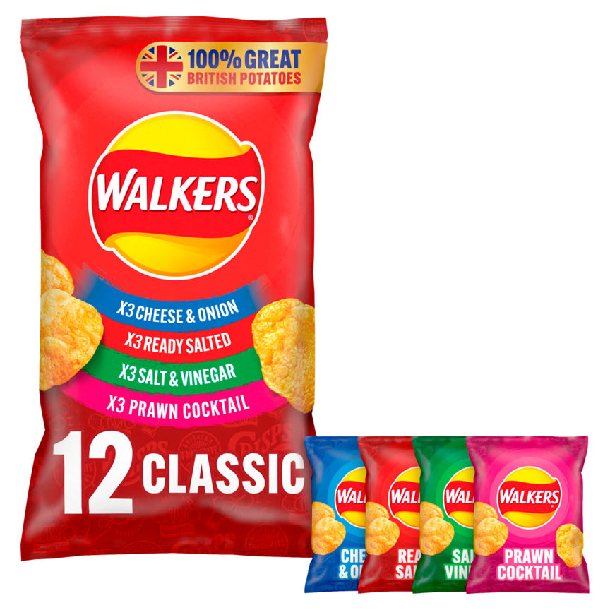 Walkers Classic Variety Multipack Crisps - McGrocer