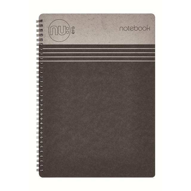 Nu Cloud A5 Black Wiro Notebook - 110 pgs