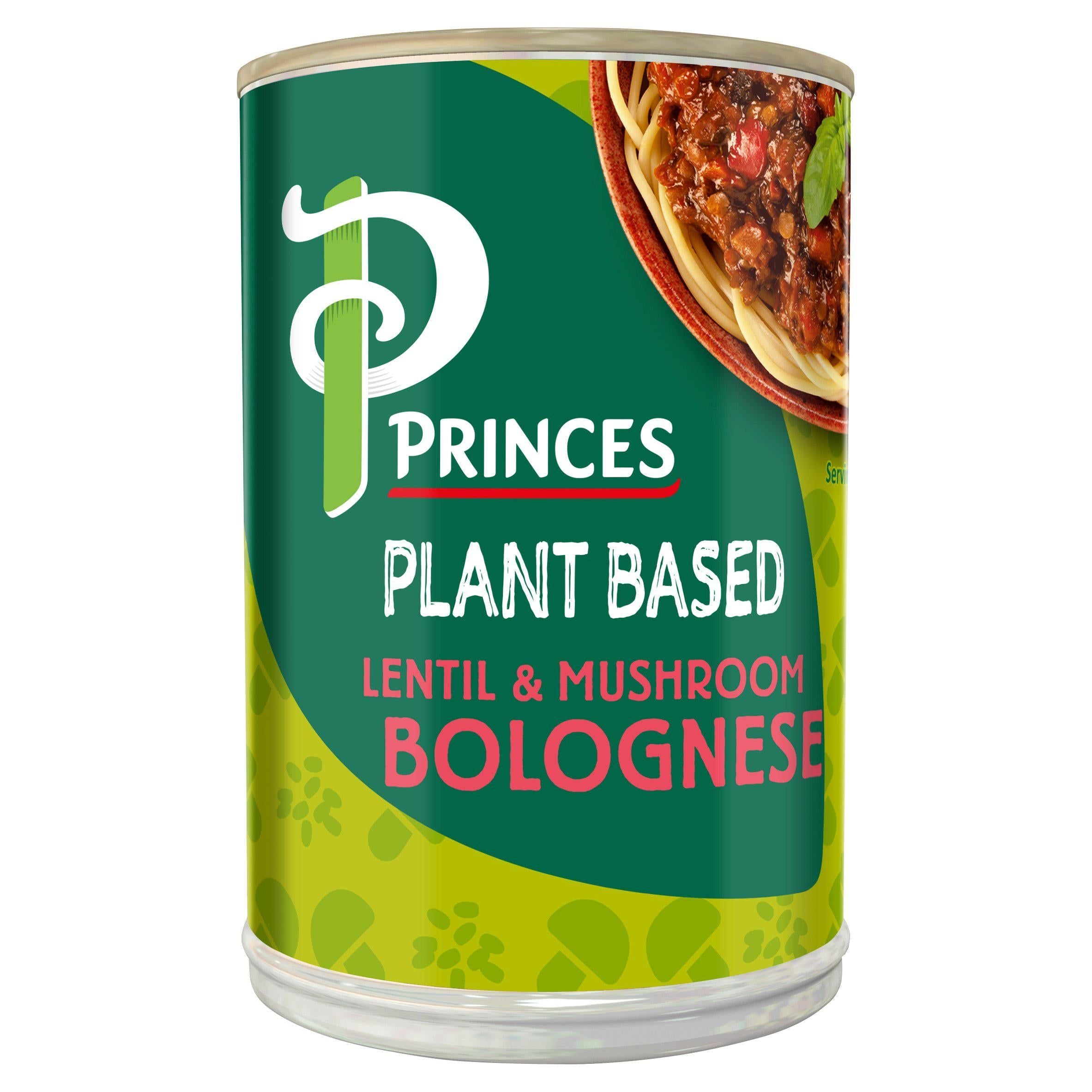 Princes Plant Based Lentil & Mushroom Bolognese 392g Cold meat Sainsburys   