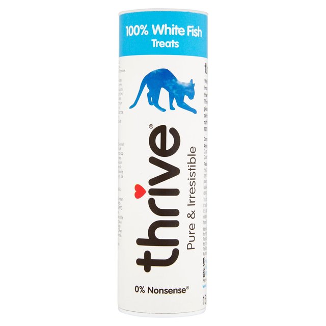 Thrive 100% White Fish Cat Treats   15g