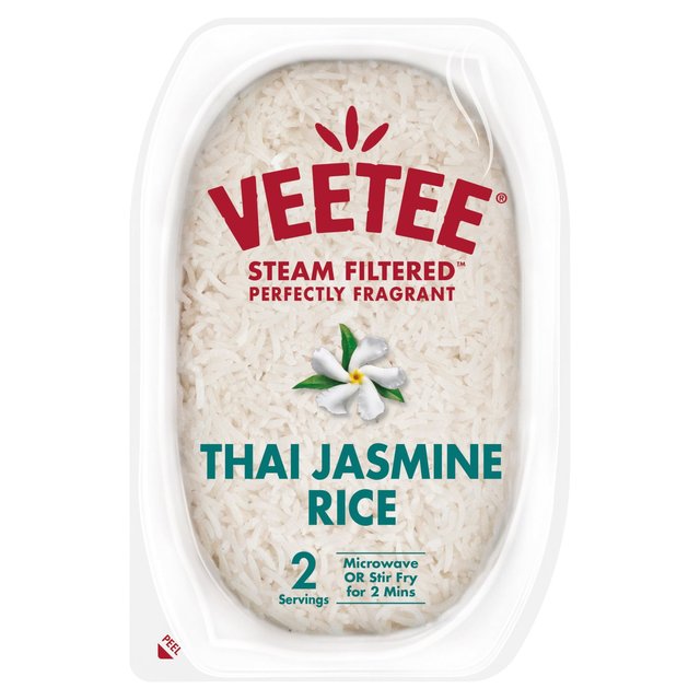 Veetee Heat & Eat Thai Jasmine Microwave Rice Tray   300g