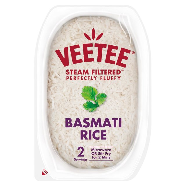 Veetee Heat and Eat Basmati Microwave Rice Tray   280g