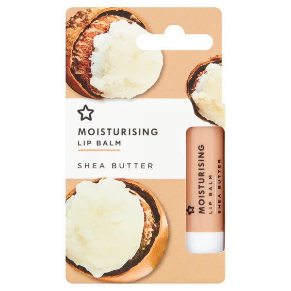 Superdrug Shea Butter Lip Balm 4g GOODS Superdrug   