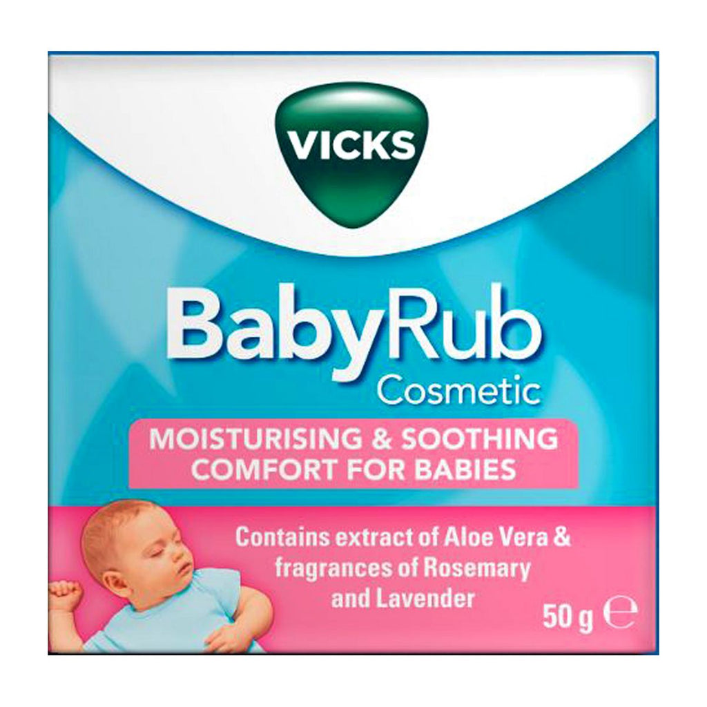 VICKS BabyRub Ointment for Soothing and Relaxing Baby Massage Jar 50g