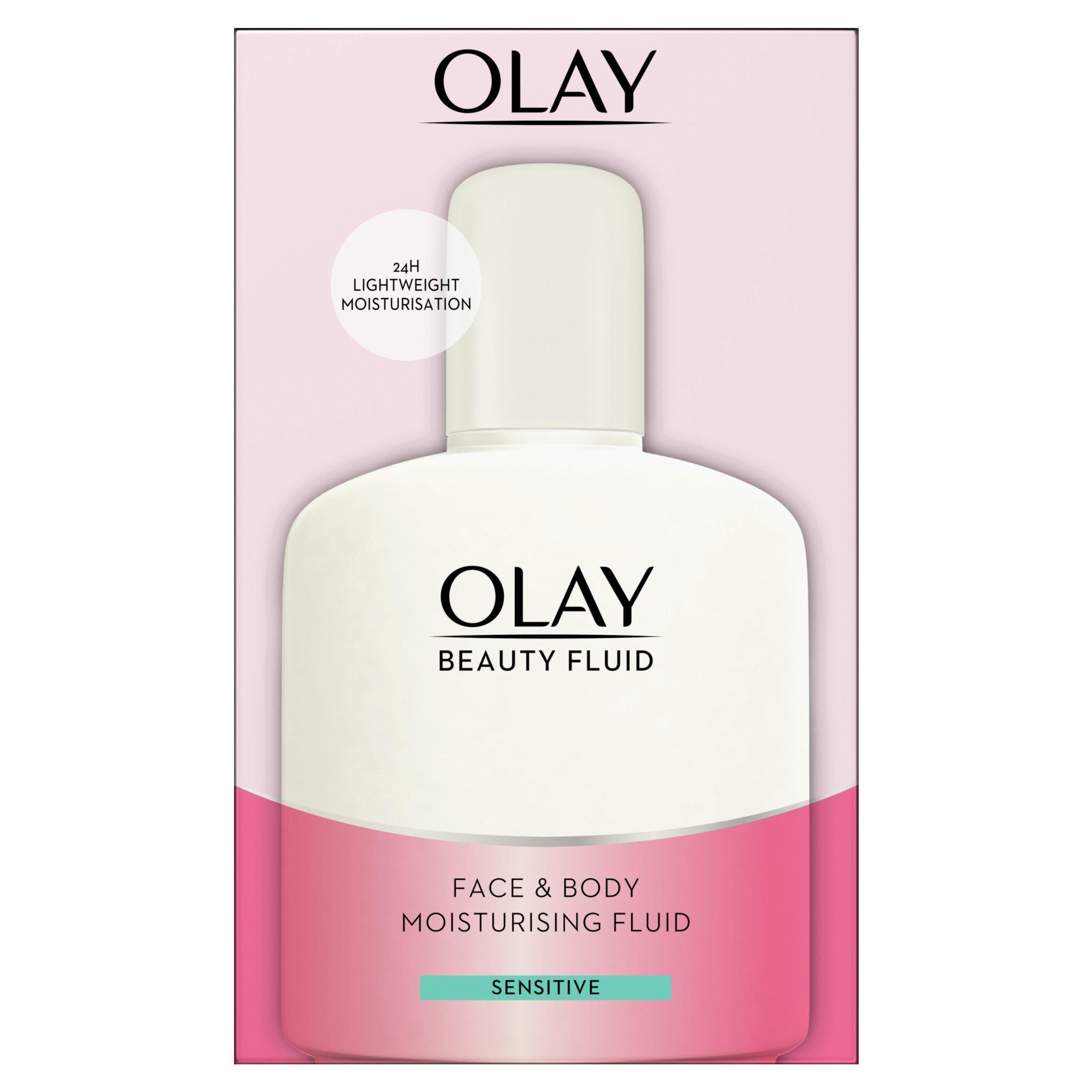 Olay Beauty Fluid Moisturiser Sensitive 200ml All Sainsburys   