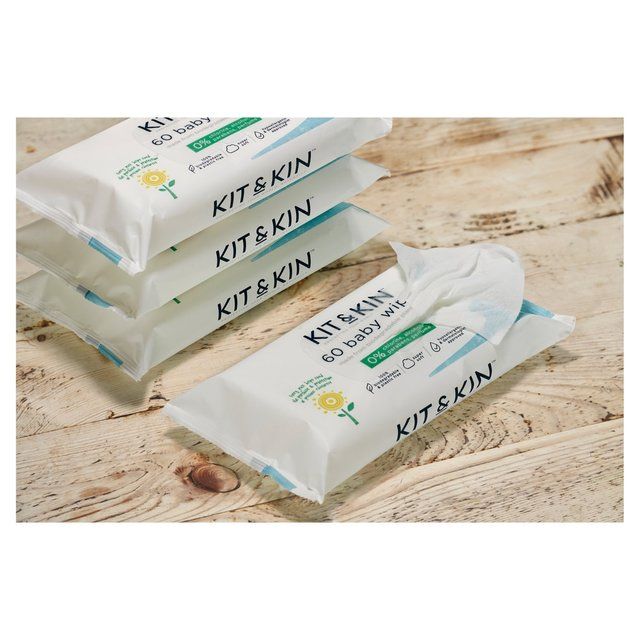 Kit & Kin Biodegradable Baby Wipes Multipack   10 x 60 per pack GOODS M&S   