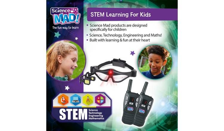 Science Mad Walkie Talkie with Night Vision Goggles GOODS Argos