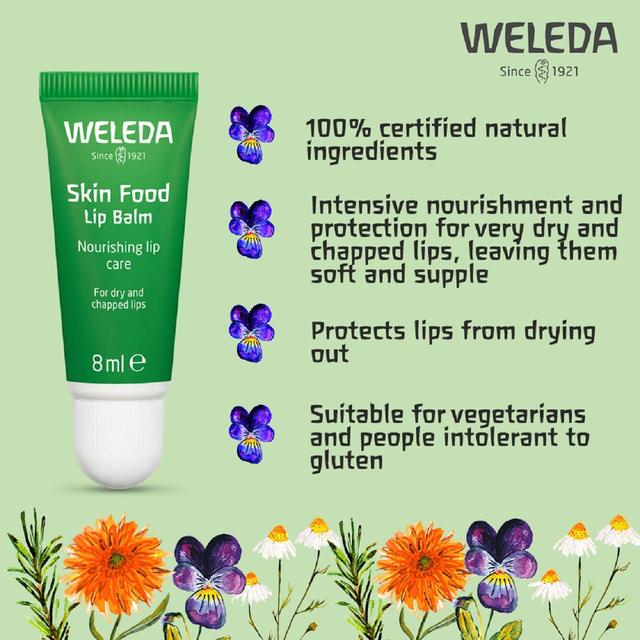 Weleda Skin Food Lip Balm   8ml