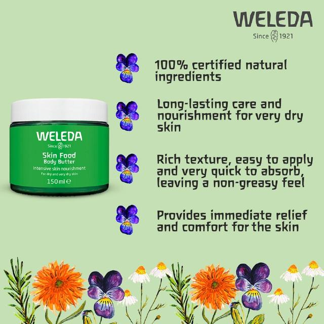 Weleda Skin Food Vegan Body Butter   150ml