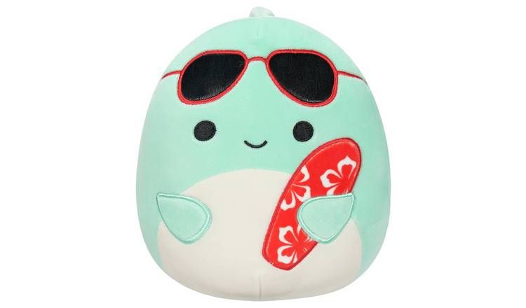 Original Squishmallows 7.5-inch - Perry the Teal Dolphin