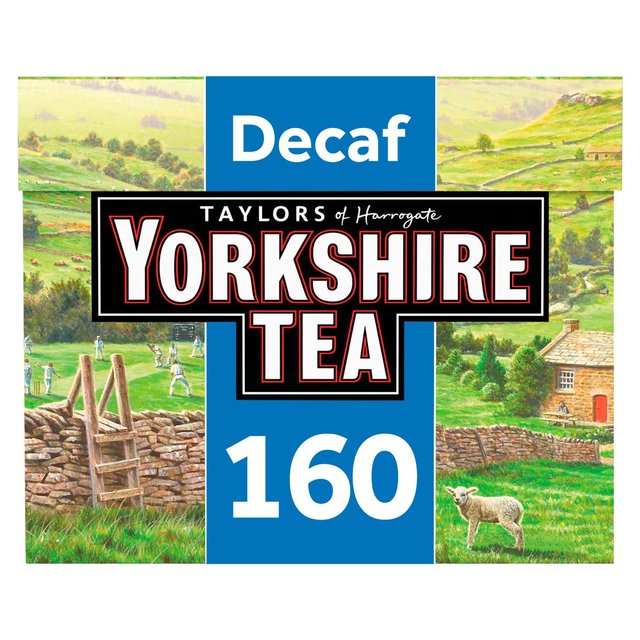 Yorkshire Decaf Teabags   160 per pack GOODS M&S   