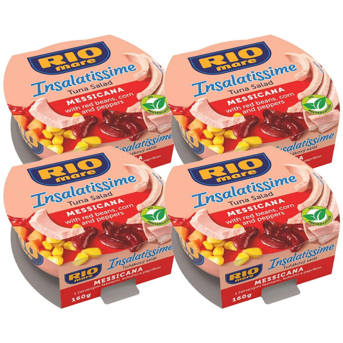 Rio Mare Insalatissime Mexican Style Tuna Salad, 4 x 160g Spreads & Condiments Costco UK