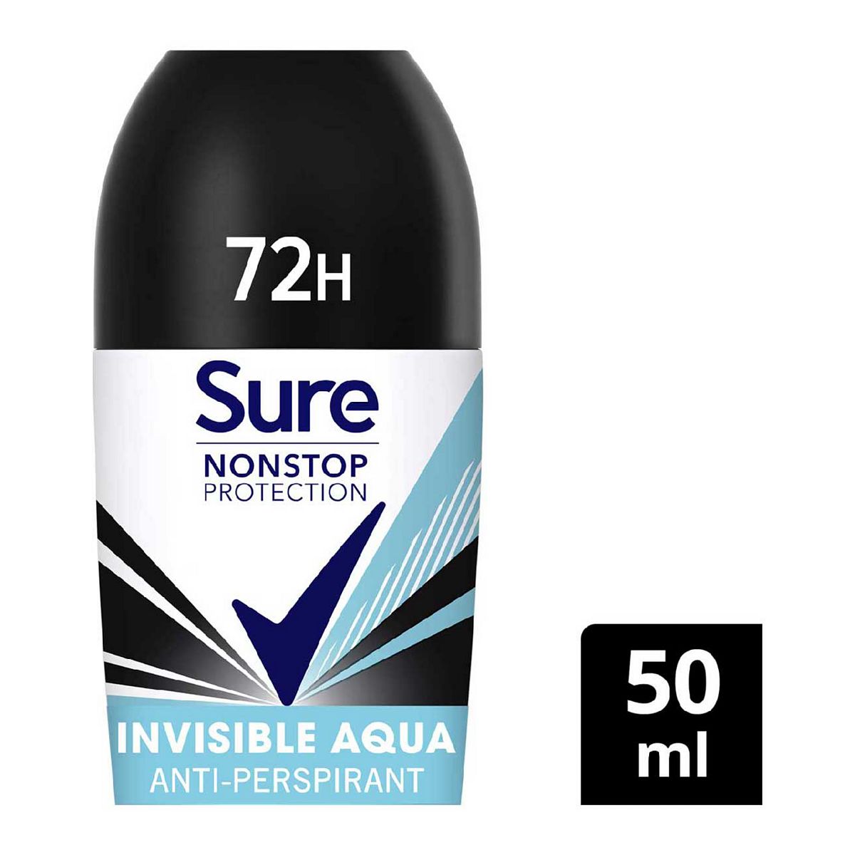 Sure Women Nonstop Invisible Aqua Antiperspirant Deodorant Roll On 50ml GOODS Boots   