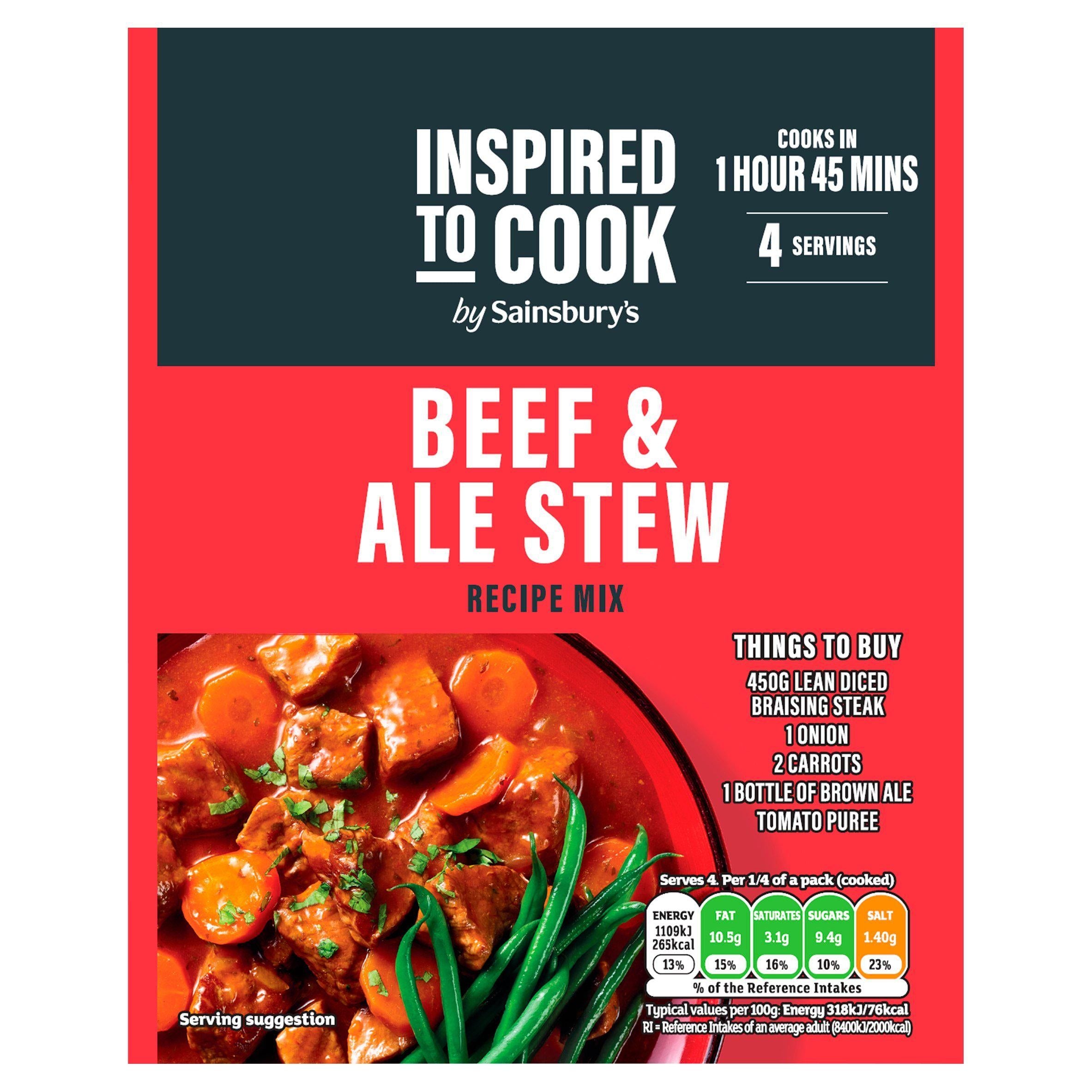 Sainsbury's Beef & Ale Stew, Inspired to Cook 43g GOODS Sainsburys   