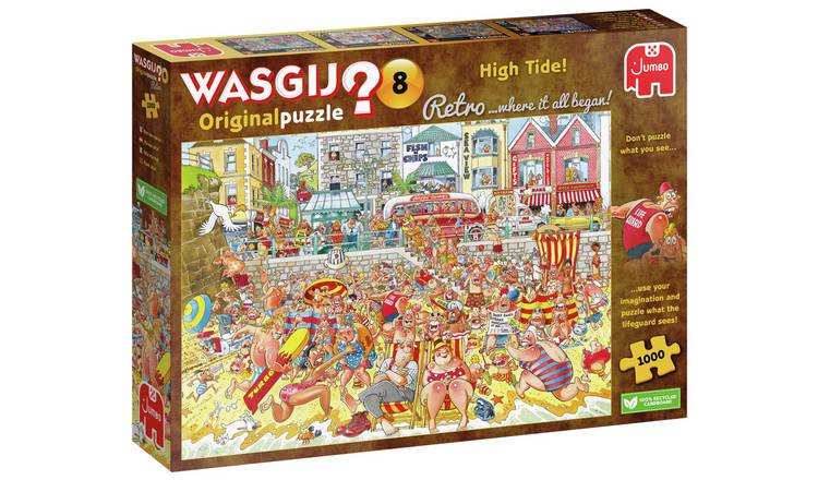 Wasgij Retro Original 8 High Tide 1000 Piece Jigsaw Puzzle GOODS Argos