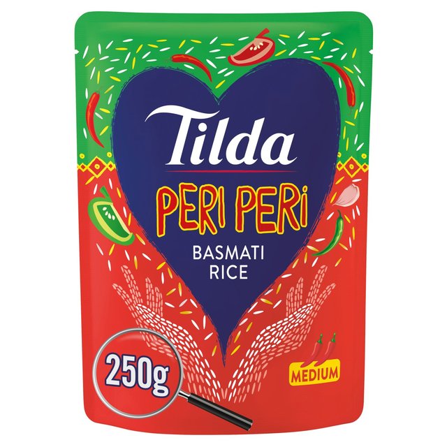 Tilda Microwave Peri Peri Basmati Rice   250g