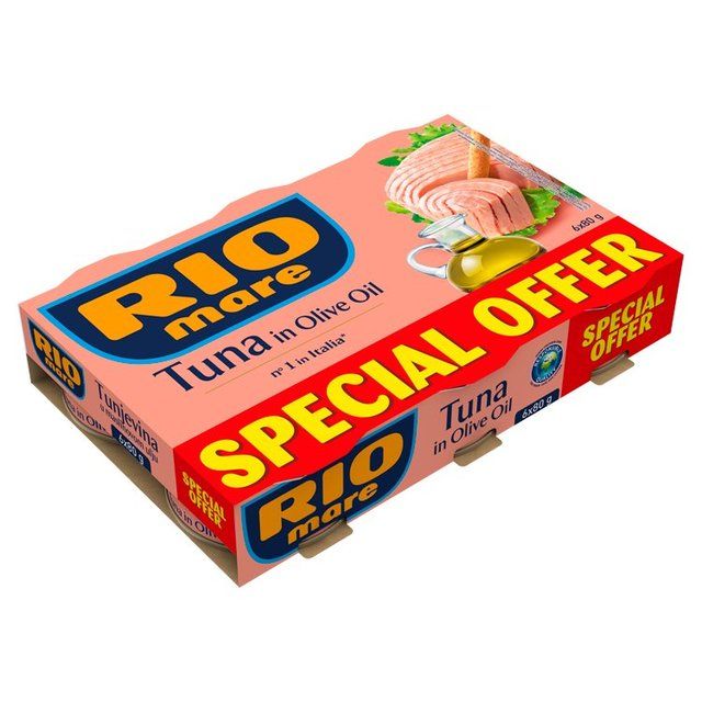 Rio Mare Tuna in Olive Oil   6 x 80g GOODS M&S   