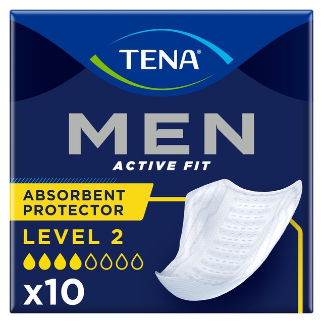 TENA Men Level 2 Incontinence Absorbent Protector   10 per pack GOODS M&S   