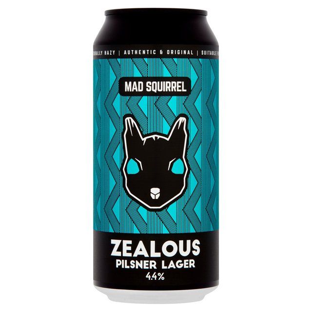 Mad Squirrel Zealous Pilsner   440ml