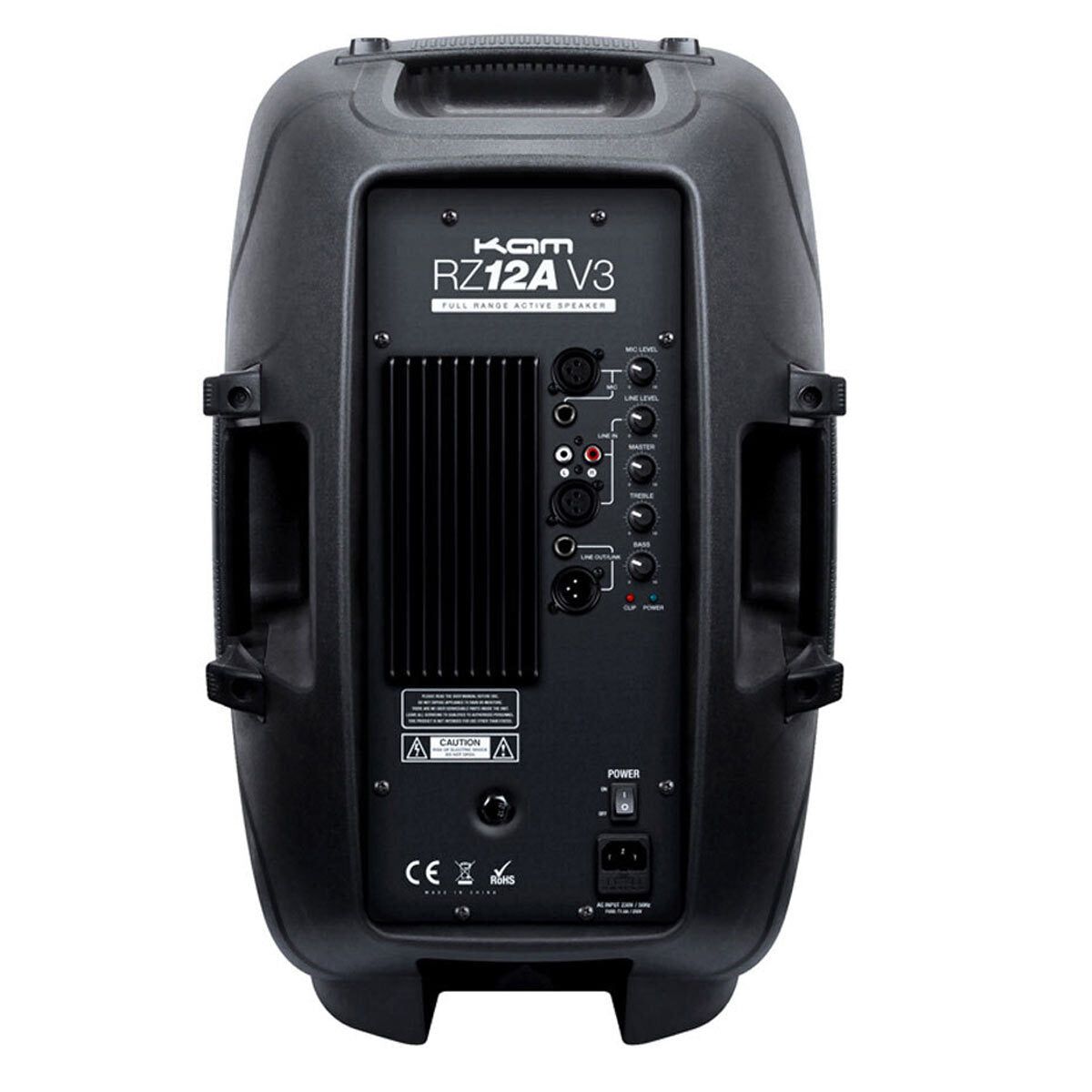 KAM RZ12ABT 12&quot; Bluetooth Speaker, 1000W