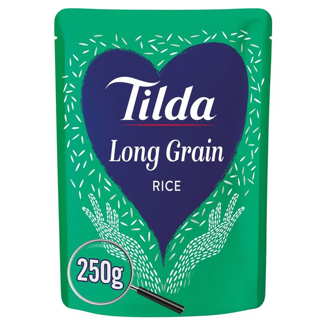 Tilda Microwave Long Grain Rice   250g