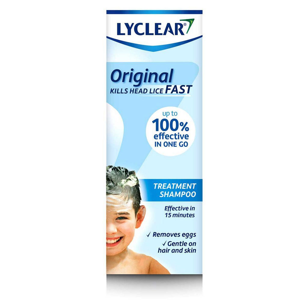 Lyclear Original Head Lice Treatment Shampoo 200ml + Head Lice Comb