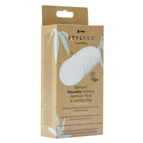 STYLPRO Bamboo Reusable Makeup Pads (8) GOODS Superdrug   