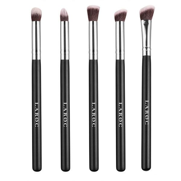 LaRoc 10pc Kabuki Makeup Brush Set