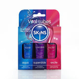 Skins Travel Lube Multipack - Vital Lubes 3 Pack (12ml) GOODS Superdrug   