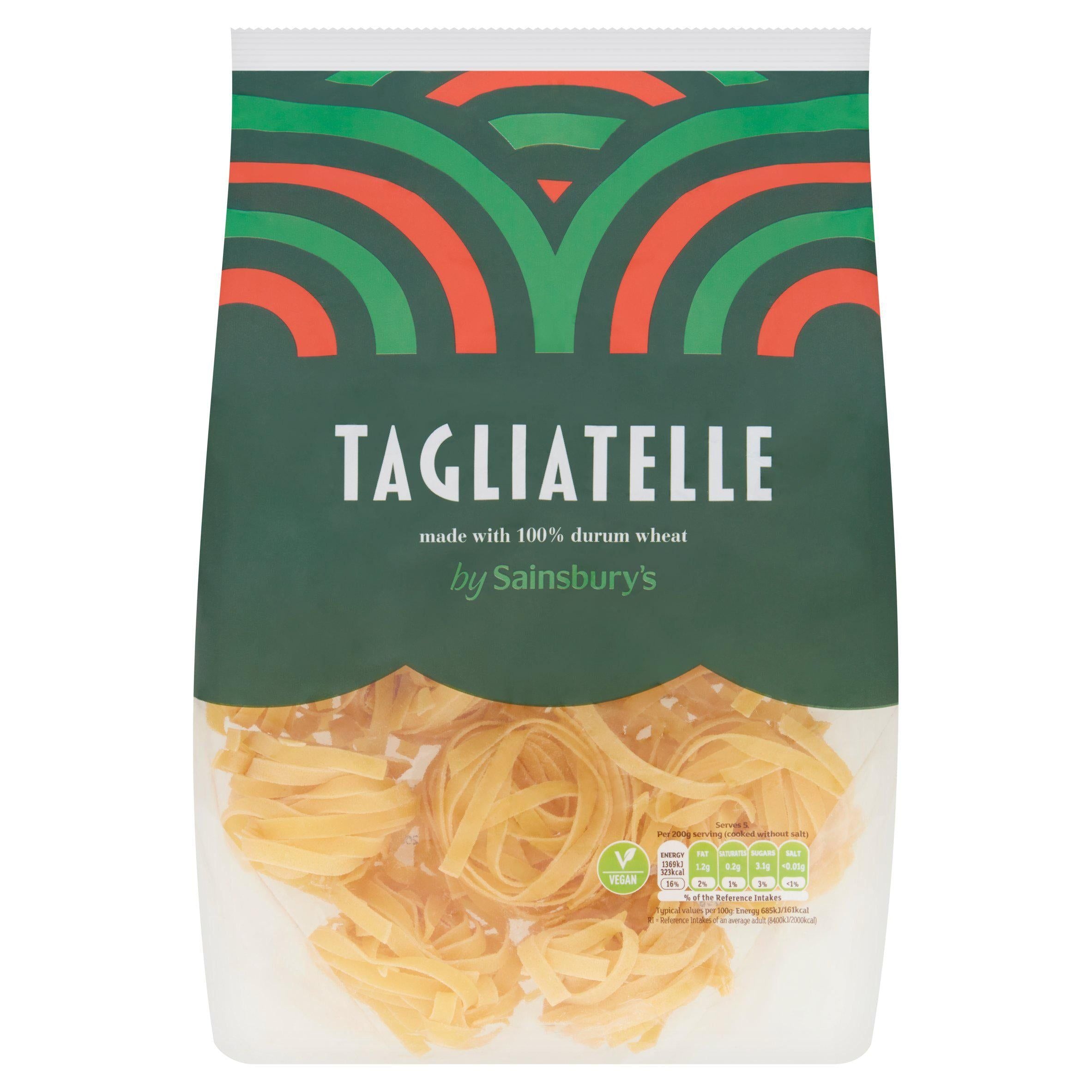 Sainsbury's Tagliatelle Pasta 500g Pasta Sainsburys   