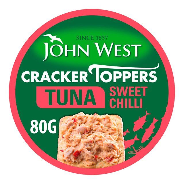 John West Cracker Toppers Tuna Sweet Chilli   80g