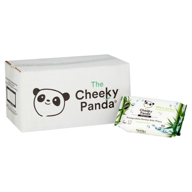 The Cheeky Panda Biodegradable Bamboo Baby Wipes Multipack   12 x 64 per pack GOODS M&S   