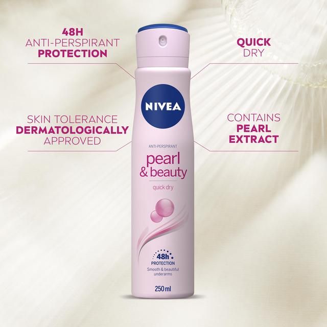 NIVEA Pearl & Beauty Anti-Perspirant Deodorant Spray    250ml GOODS M&S   